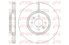 Brzdový kotouč KAWE 61049 10