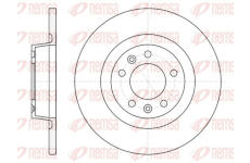 Brzdový kotouč KAWE 61053 00