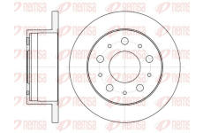 Brzdový kotouč KAWE 61056 00