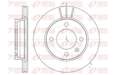 Brzdový kotouč KAWE 6106 10