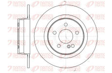 Brzdový kotouč KAWE 61070 00