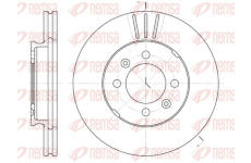 Brzdový kotouč KAWE 6109 10
