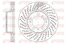 Brzdový kotouč KAWE 61133 10
