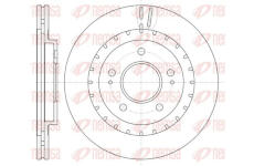 Brzdový kotouč KAWE 61137 10