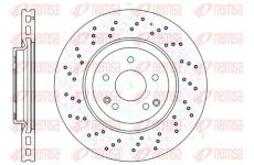 Brzdový kotouč KAWE 61138 10