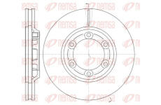 Brzdový kotouč KAWE 61163 10
