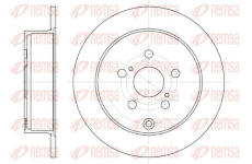 Brzdový kotouč KAWE 61168 00