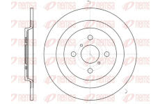 Brzdový kotouč KAWE 61173 00