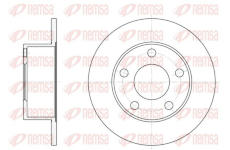 Brzdový kotouč KAWE 6123 00