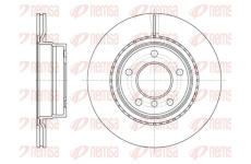 Brzdový kotouč KAWE 61231 10