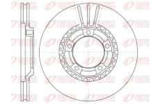 Brzdový kotouč KAWE 61260 10