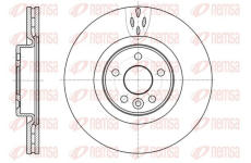 Brzdový kotouč KAWE 61304 10