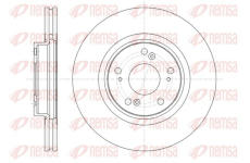 Brzdový kotouč KAWE 61359 10