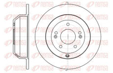 Brzdový kotouč KAWE 61373 00