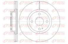 Brzdový kotouč KAWE 61380 10