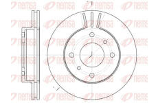 Brzdový kotouč KAWE 6146 10