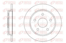 Brzdový kotouč KAWE 6147 00