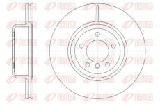 Brzdový kotouč KAWE 61544 10
