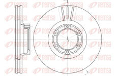 Brzdový kotouč KAWE 6157 10