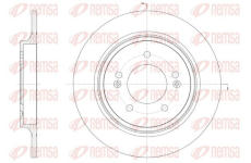 Brzdový kotouč KAWE 61571 00