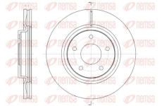 Brzdový kotouč KAWE 61580 10
