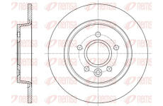 Brzdový kotouč KAWE 61590 00
