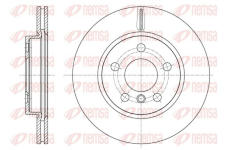 Brzdový kotouč KAWE 61617 10
