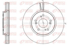 Brzdový kotouč KAWE 61643 10