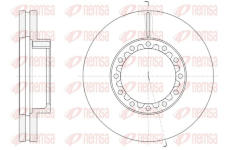 Brzdový kotouč KAWE 61662 10