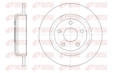 Brzdový kotouč KAWE 61669 00