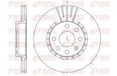 Brzdový kotouč KAWE 6174 10