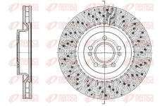 Brzdový kotouč KAWE 61750 10