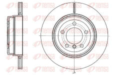 Brzdový kotouč KAWE 61763 10