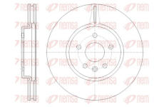 Brzdový kotouč KAWE 61794 10