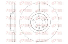 Brzdový kotouč KAWE 61797 10