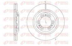 Brzdový kotouč KAWE 61830 10