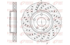 Brzdový kotouč KAWE 61836 10