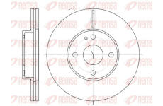 Brzdový kotouč KAWE 6184 10