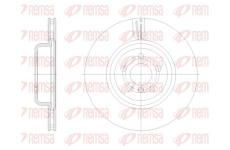 Brzdový kotouč KAWE 61851 10