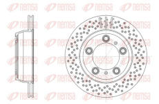 Brzdový kotouč KAWE 61864 10