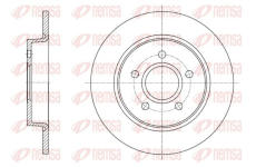 Brzdový kotouč KAWE 61873 00