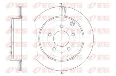 Brzdový kotouč KAWE 61882 10