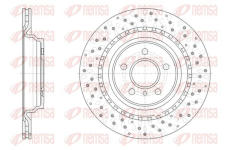 Brzdový kotouč KAWE 61900 10