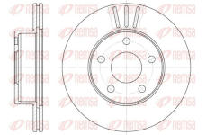Brzdový kotouč KAWE 61932 10