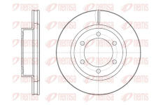 Brzdový kotouč KAWE 61952 10