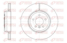 Brzdový kotouč KAWE 61961 10