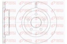 Brzdový kotouč KAWE 62009 10