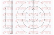 Brzdový kotouč KAWE 62011 10