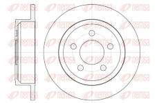 Brzdový kotouč KAWE 62029 00