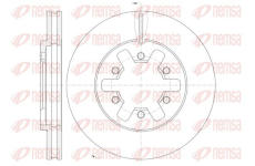 Brzdový kotouč KAWE 62089 10